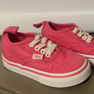 Vans Toddler 6c Pink Shoes